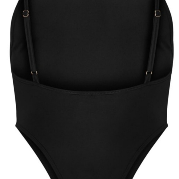 Pretty Little Thing Black Minimal Basic Swimsuit - Picture 9 of 9